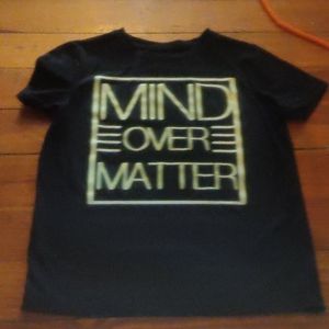 Black Boys T-shirt With Green Letters